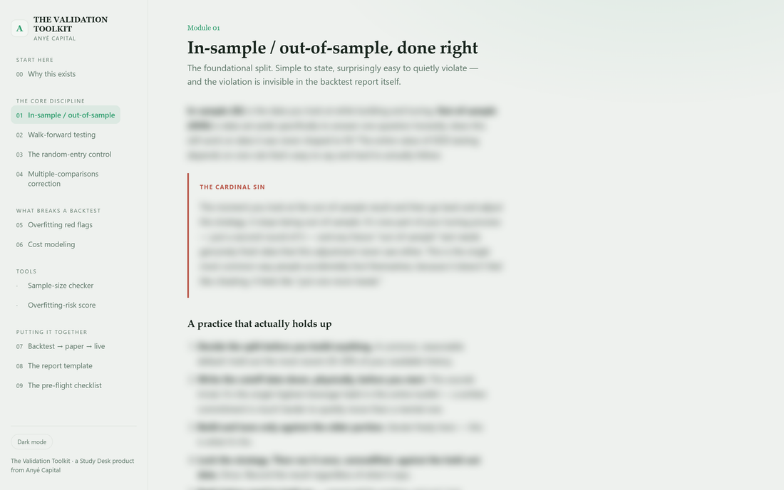 The Validation Toolkit