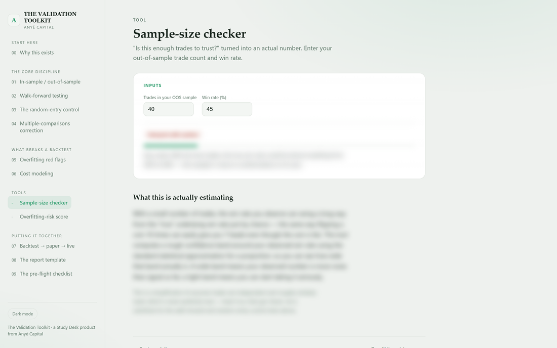 The Validation Toolkit
