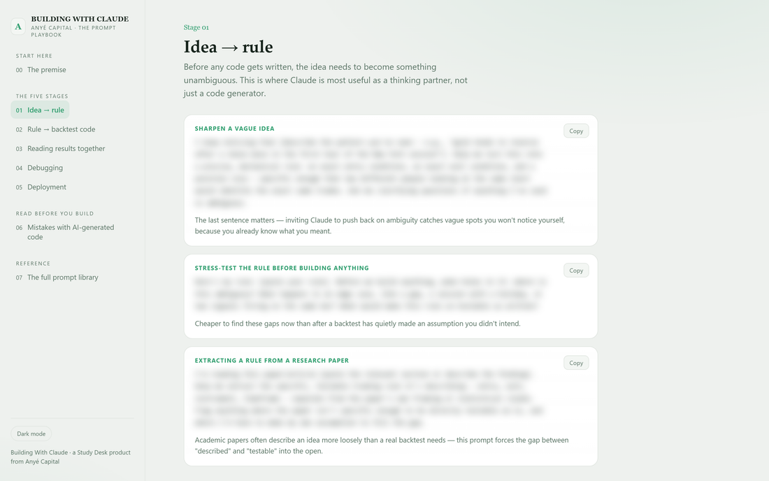 Building With Claude: The Prompt Playbook